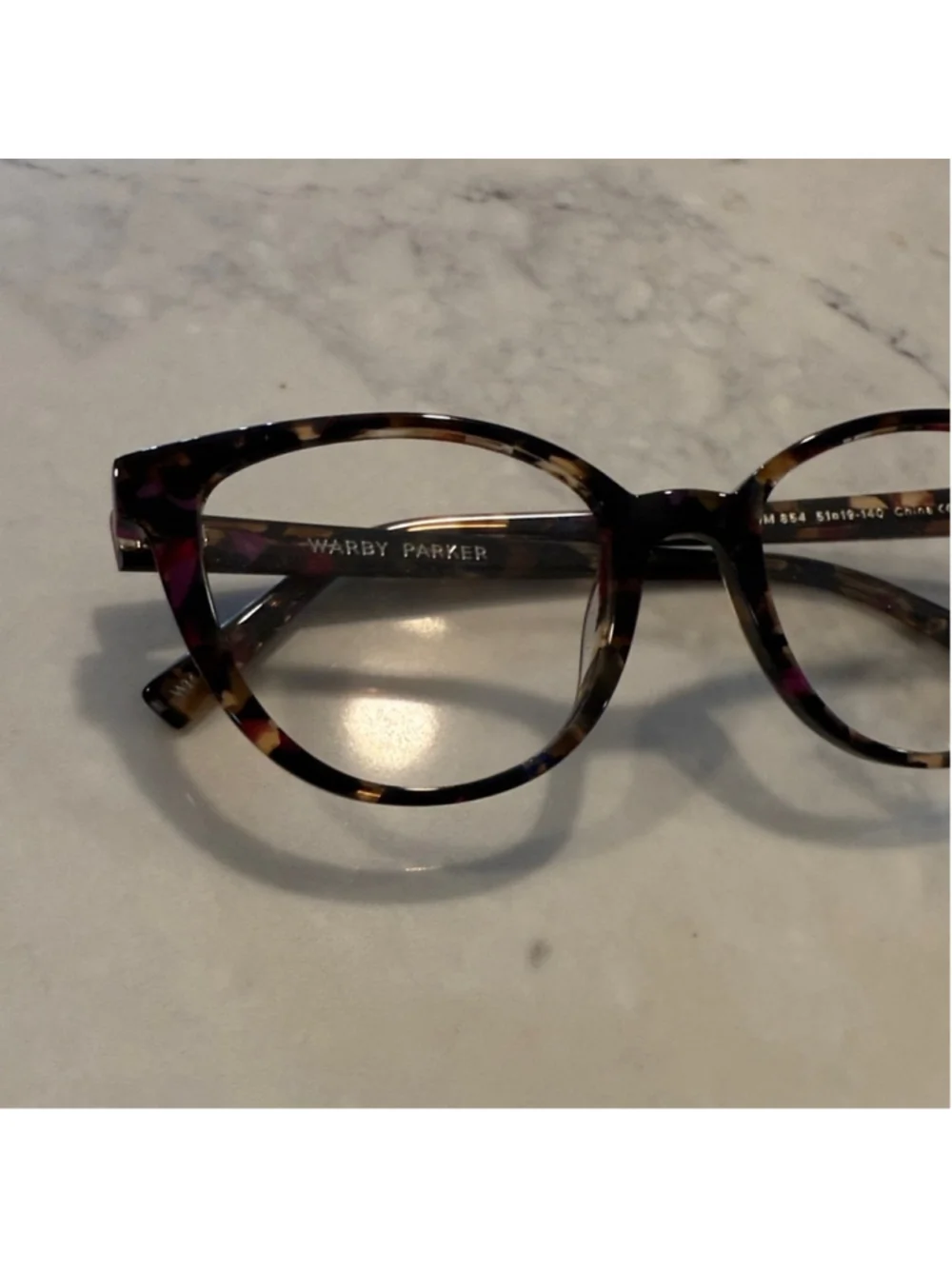 Warby Parker Elodie Tortoise Frame Glasses Medium